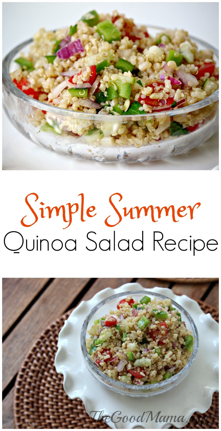 Easy Quinoa Salad Recipe
 Simple Summer Quinoa Salad Recipe The Good Mama