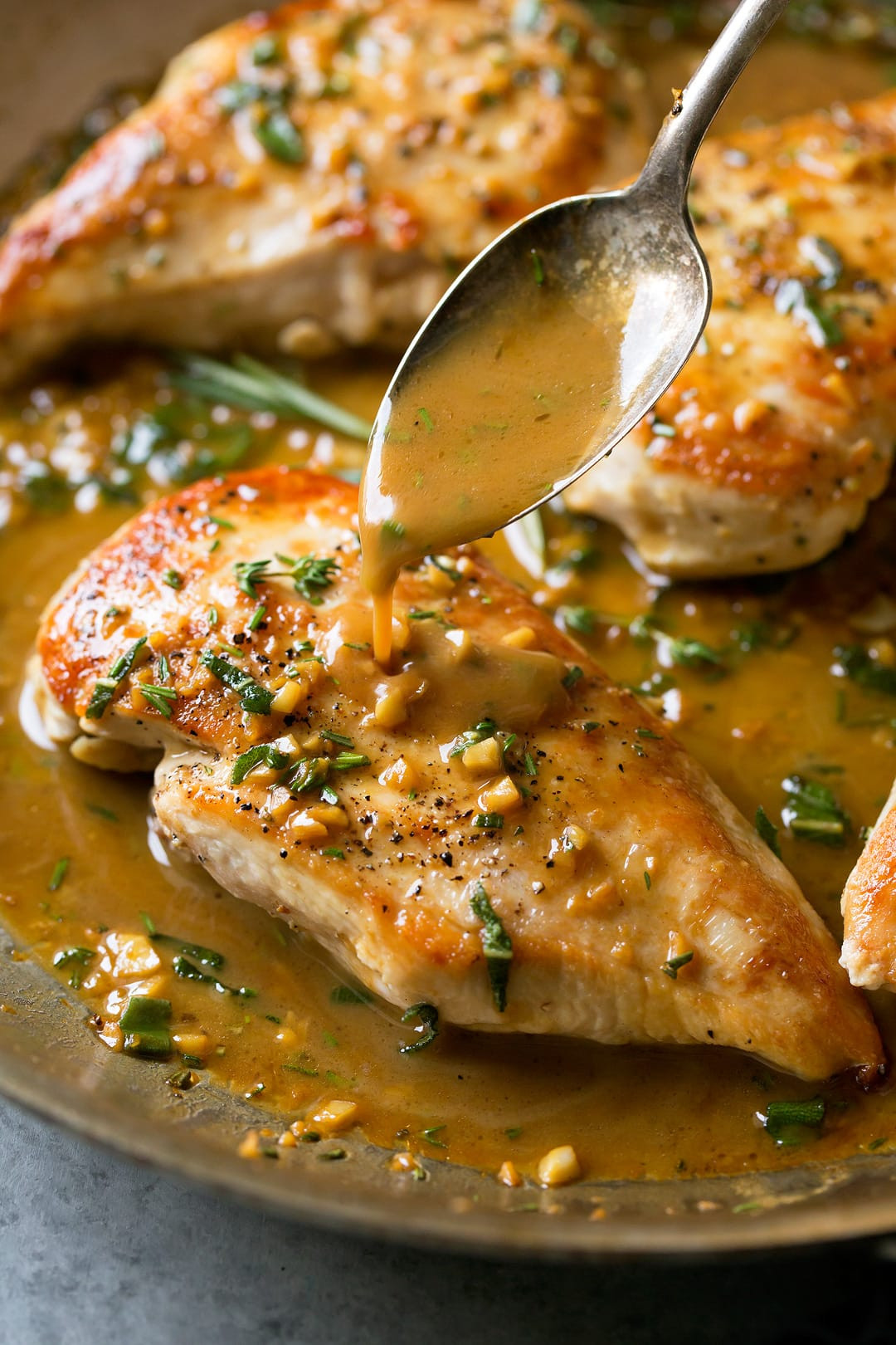 Easy Sauces For Chicken
 Skillet Chicken with Garlic Herb Butter Sauce Cooking Classy