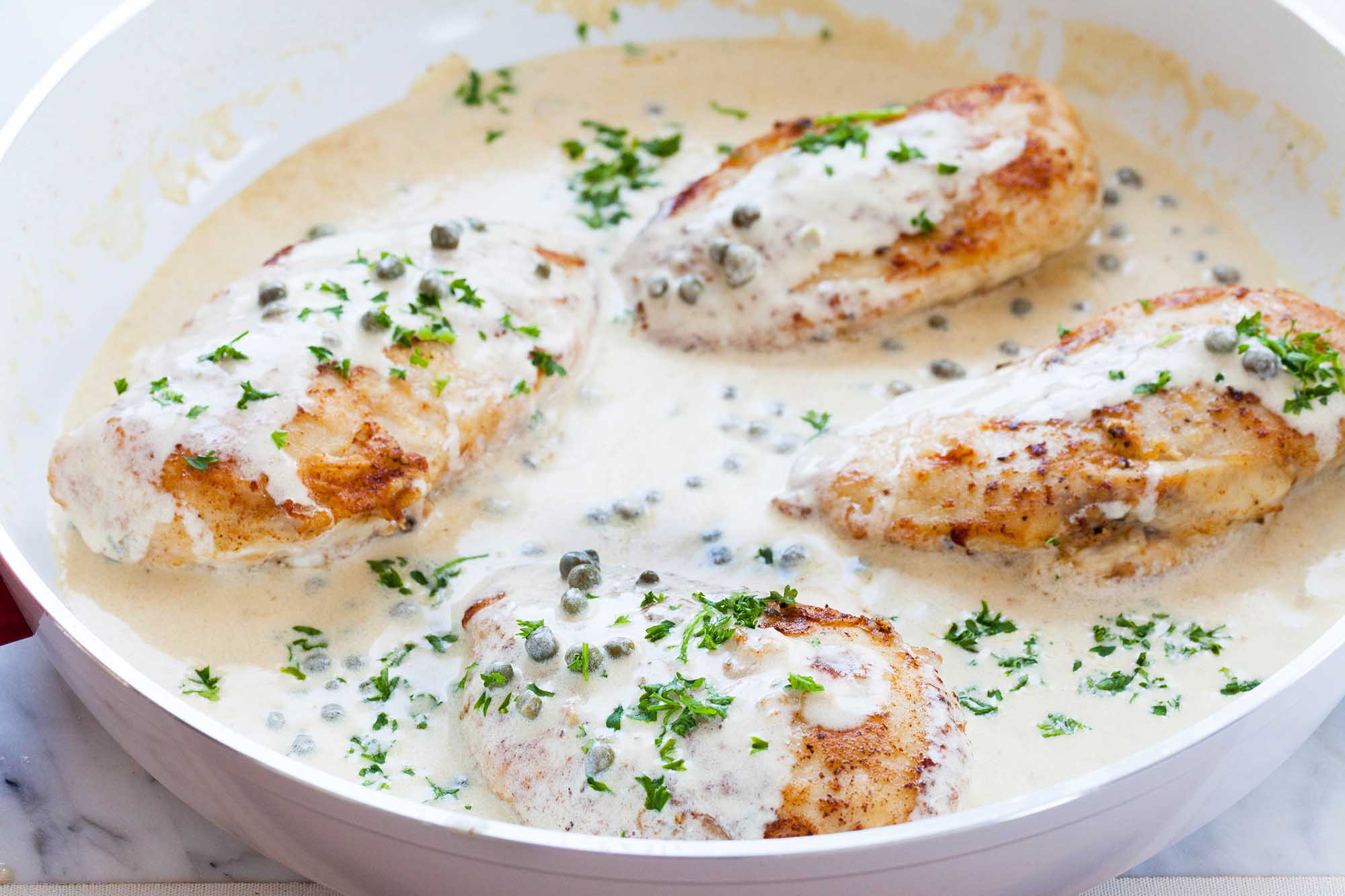 Easy Sauces For Chicken
 Chicken Breasts with Mustard Cream Sauce Recipe
