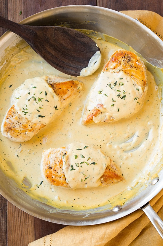 Easy Sauces For Chicken
 Skillet Chicken with Mustard Cream Sauce Cooking Classy