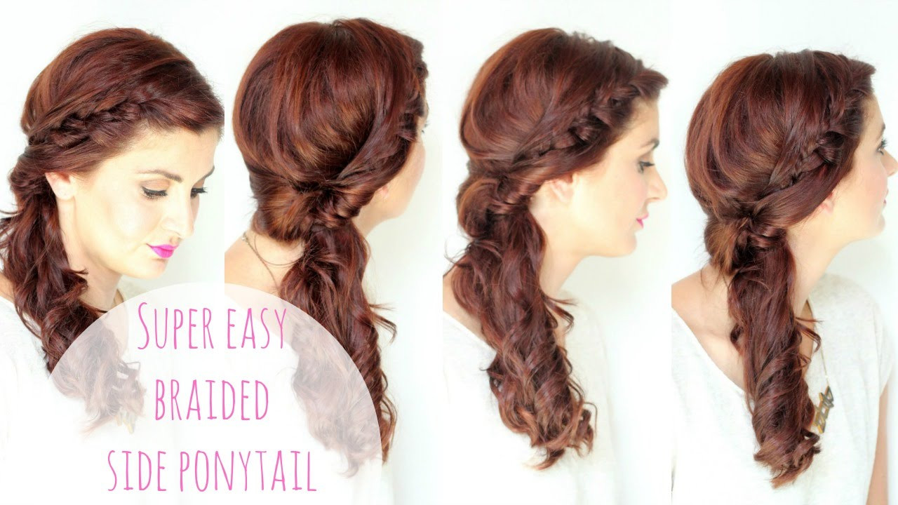 Easy Side Hairstyles
 Simple Side Braided Hairstyle