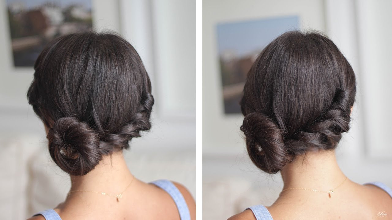 Easy Side Hairstyles
 Easy Twisted Side Bun