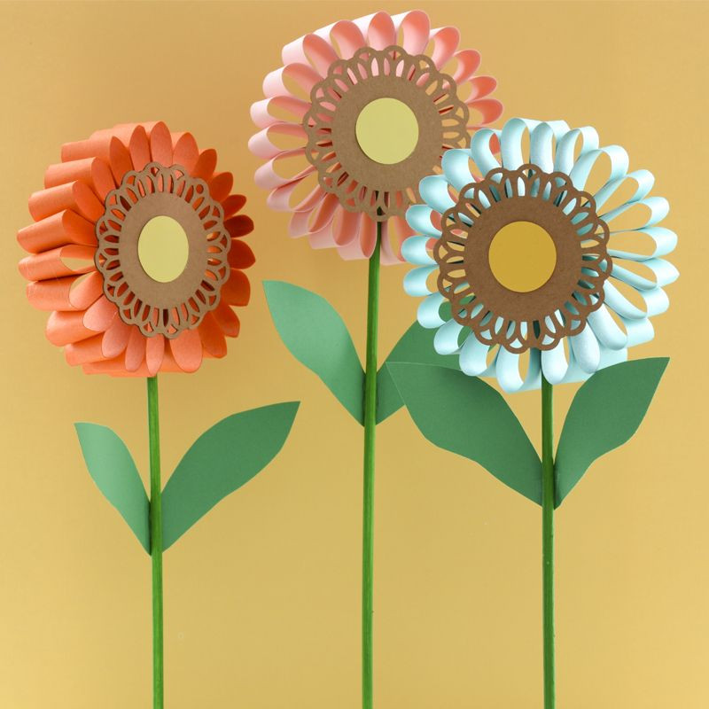 Easy Summer Crafts For Adults
 Flowers for all ages easy kids crafts spring craft