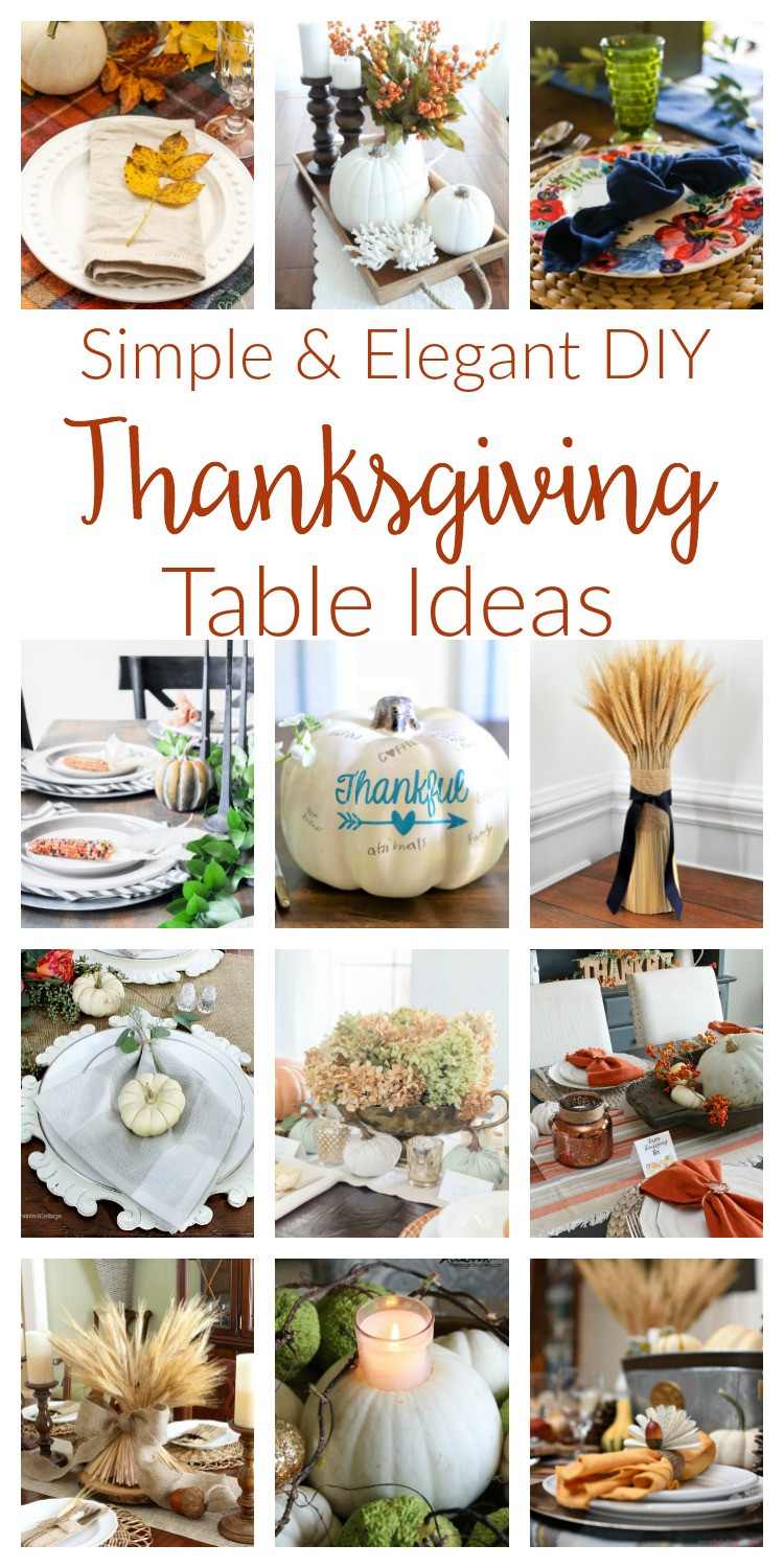 Easy Thanksgiving Table Decorations
 Simple Thanksgiving Table Decorations two purple couches