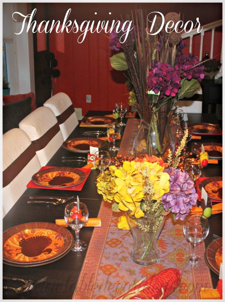 Easy Thanksgiving Table Decorations
 Easy Thanksgiving Table Decor Idea