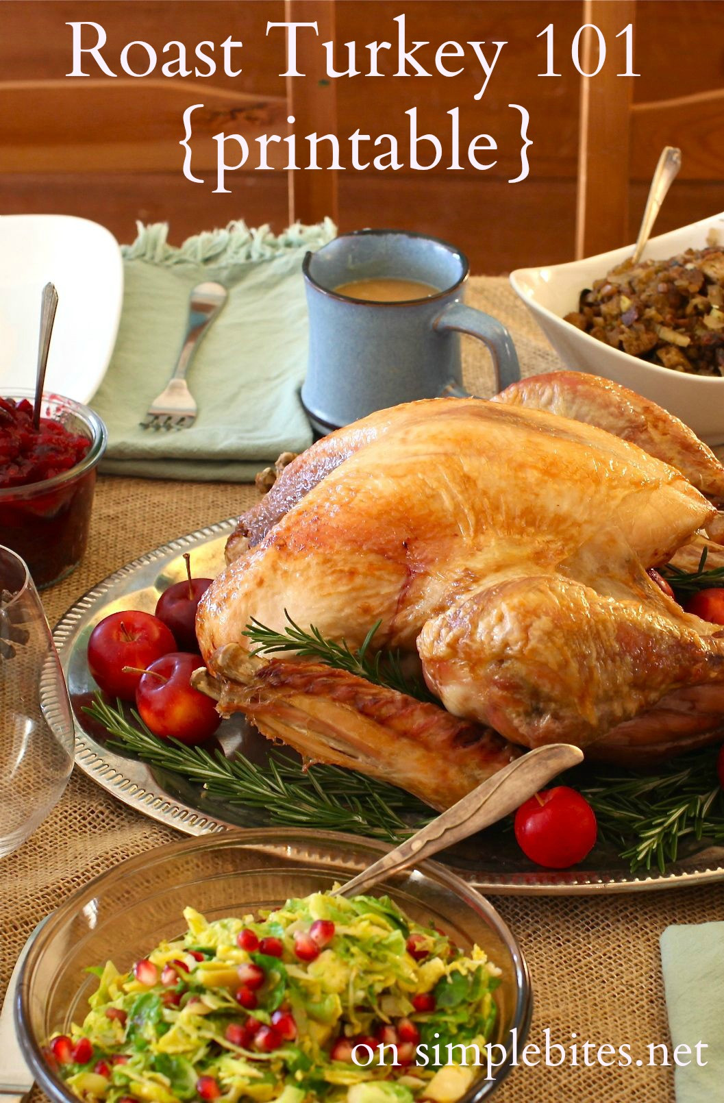 Easy Thanksgiving Turkey
 How to roast a turkey simply