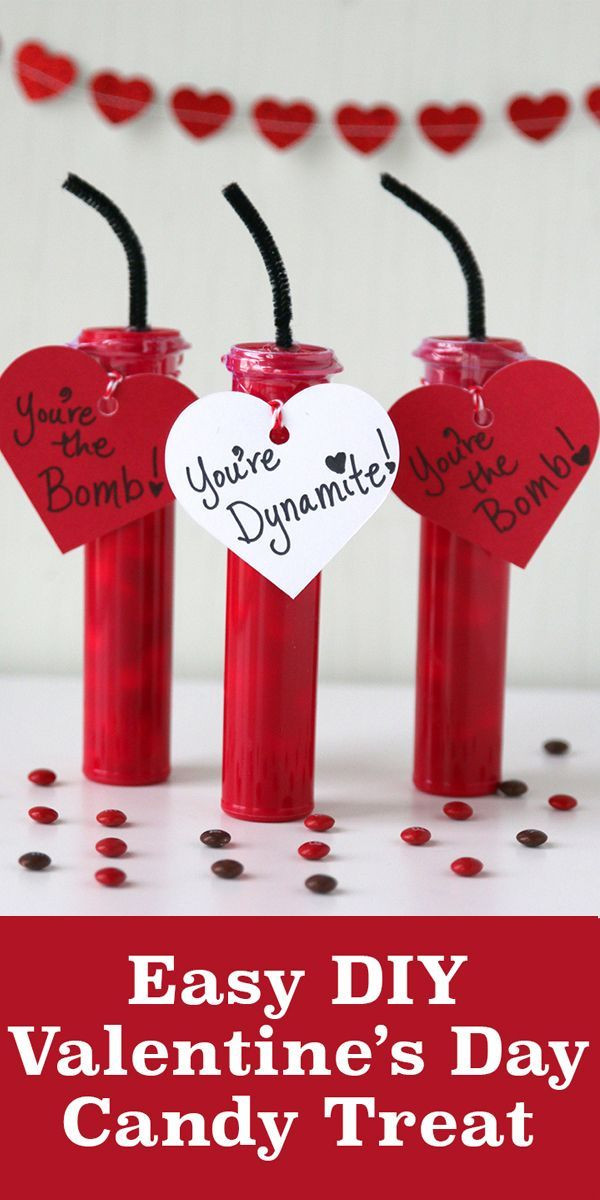 Easy To Make Valentine Gift Ideas
 This easy DIY Valentine’s Day Candy t idea is great for