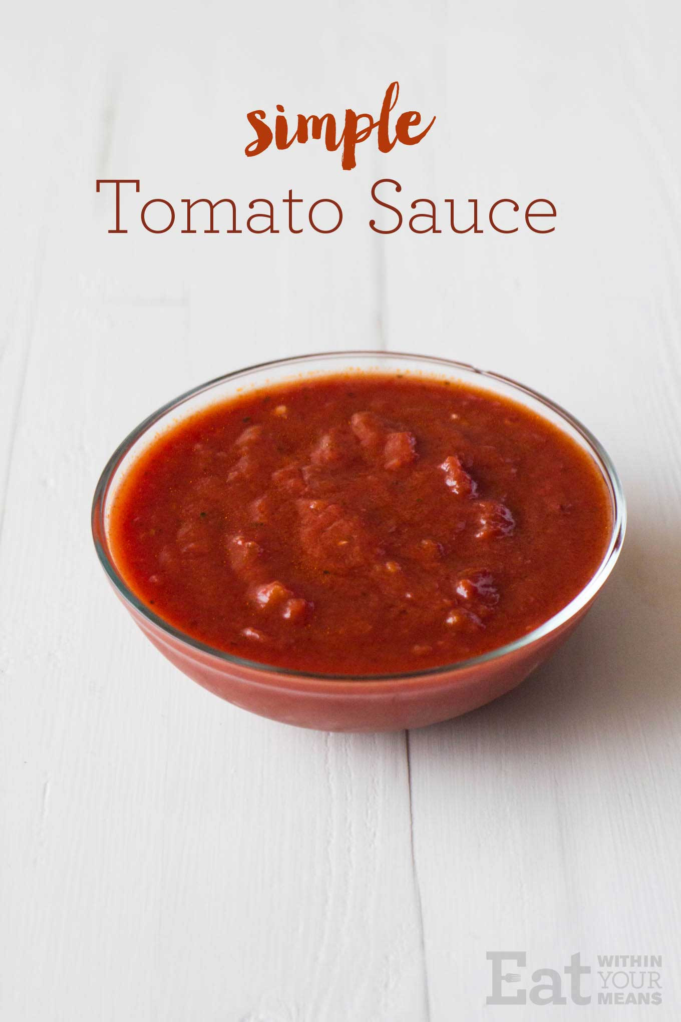 Easy Tomato Sauce
 Simple Tomato Sauce