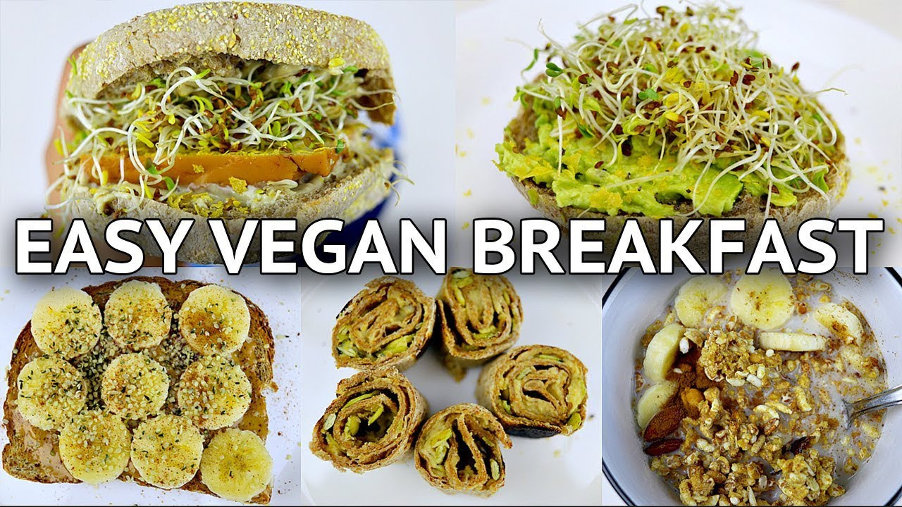 Easy Vegan Brunch Recipes
 5 EASY VEGAN BREAKFAST IDEAS QUICK HEALTHY