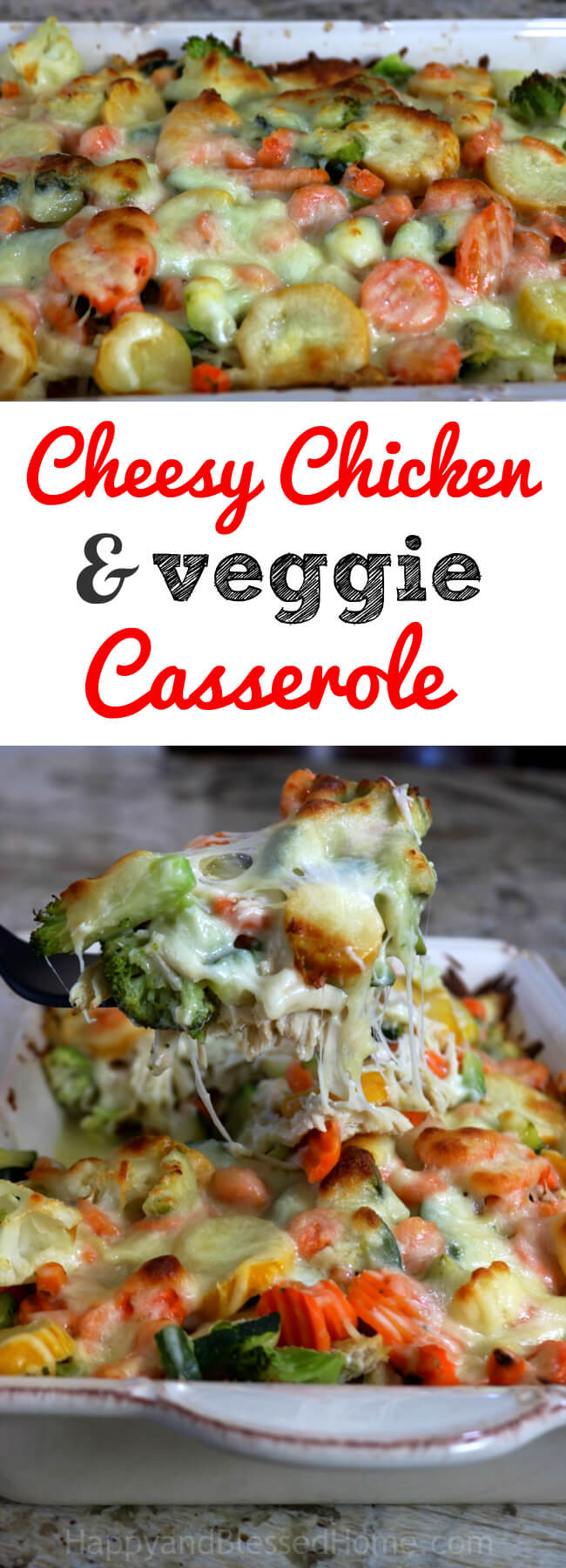 Easy Vegetable Casserole Recipes
 Easy Cheesy Chicken Ve able Casserole