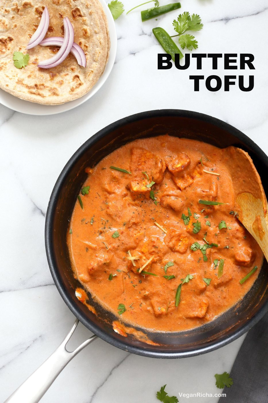 Easy Vegetarian Indian Recipes
 Indian Butter Tofu Paneer Tofu Butter Masala Recipe