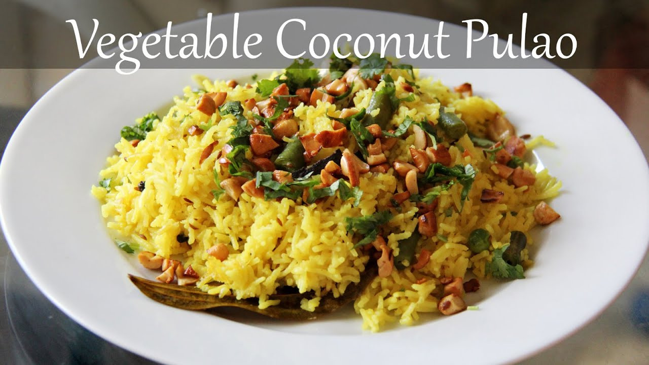 Easy Vegetarian Indian Recipes
 Ve arian Coconut Rice Recipe