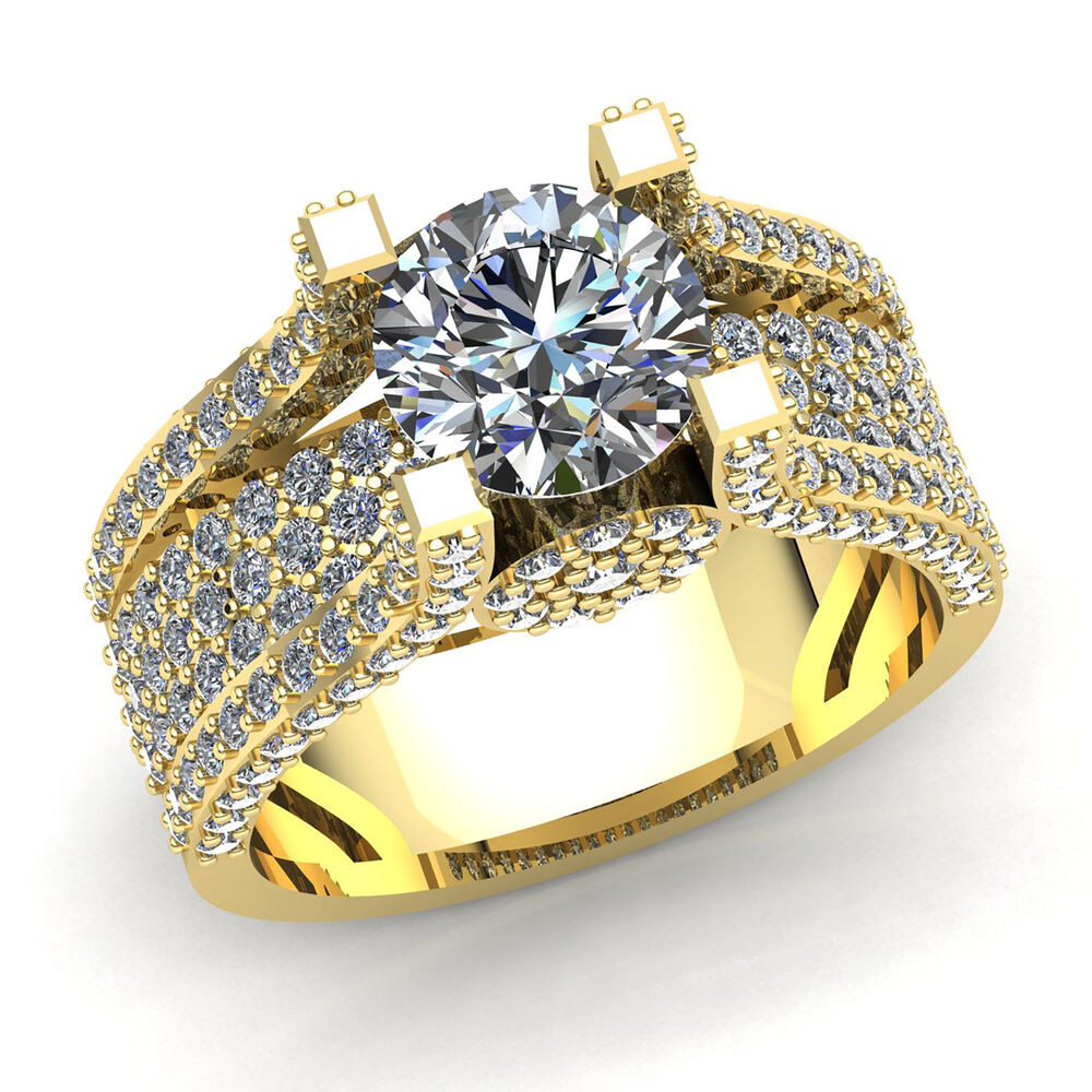 Ebay Diamond Engagement Rings
 5ct Round Diamond La s Accent Solitaire Engagement Ring
