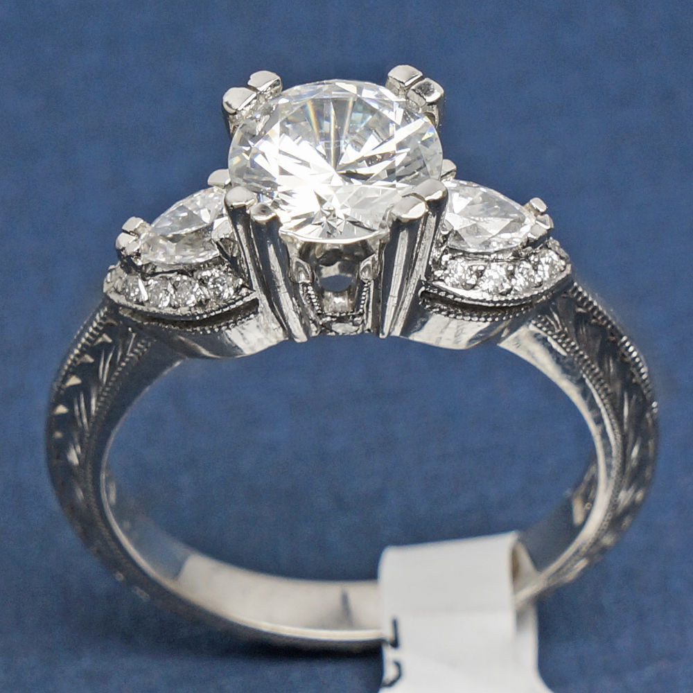 Ebay Diamond Engagement Rings
 HT2358 Tacori Diamond Platinum Engagement Ring