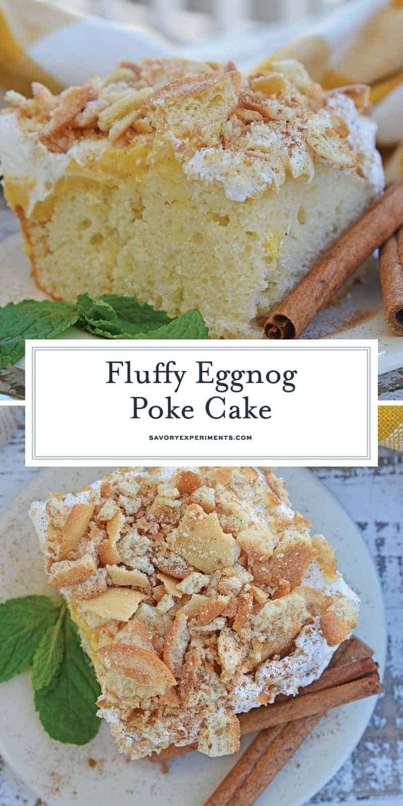 Eggnog Cake Recipe Using Cake Mix
 Eggnog Poke Cake Recipe