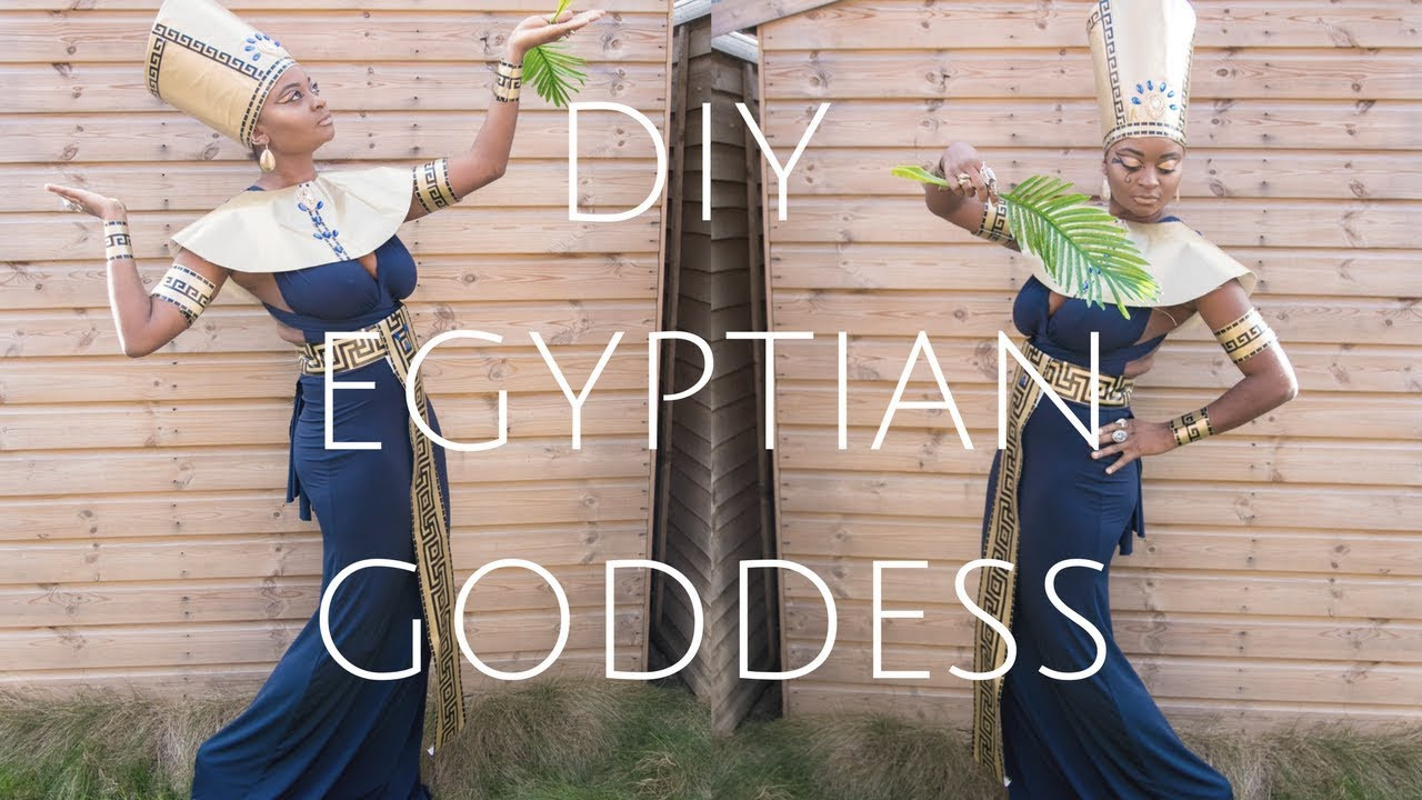 Egyptian Costume DIY
 HALLOWEEN DIY EGYPTIAN GODDESS MEGA EASY