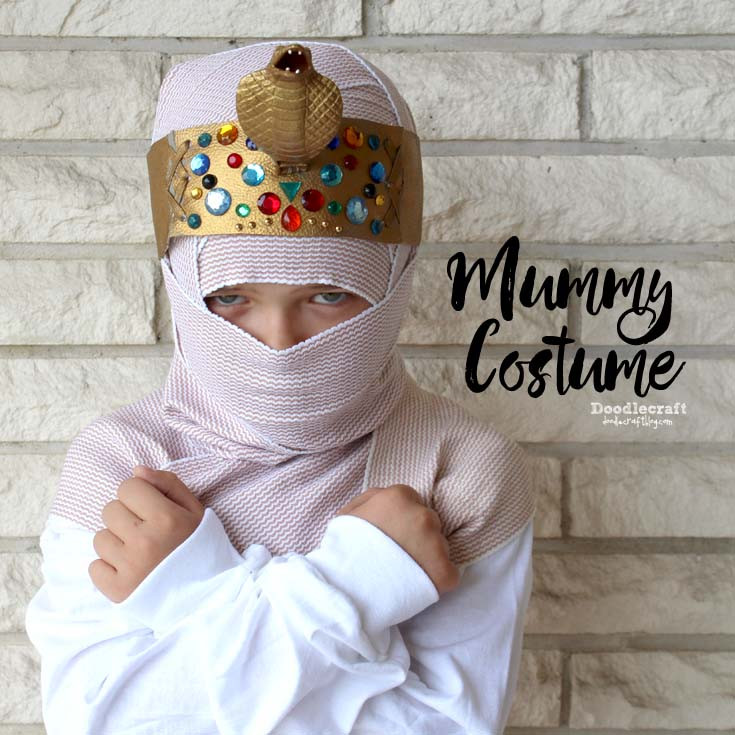 Egyptian Costume DIY
 Doodlecraft Egyptian King Mummy Costume