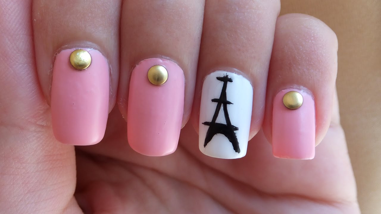 Eiffel Tower Nail Designs
 Eiffel Tower Nail Art Tutorial