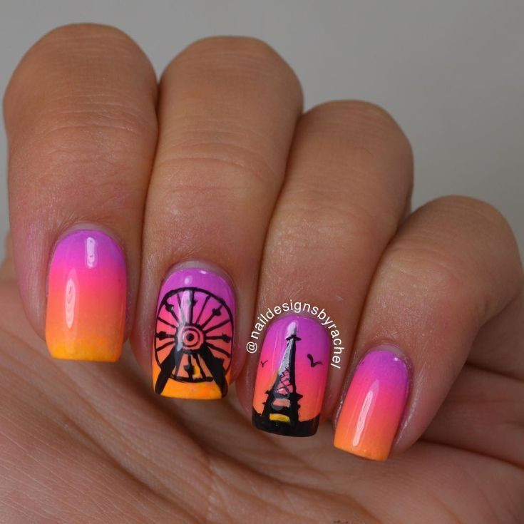 Eiffel Tower Nail Designs
 60 Cute Paint Eiffel Tower Nail Design
