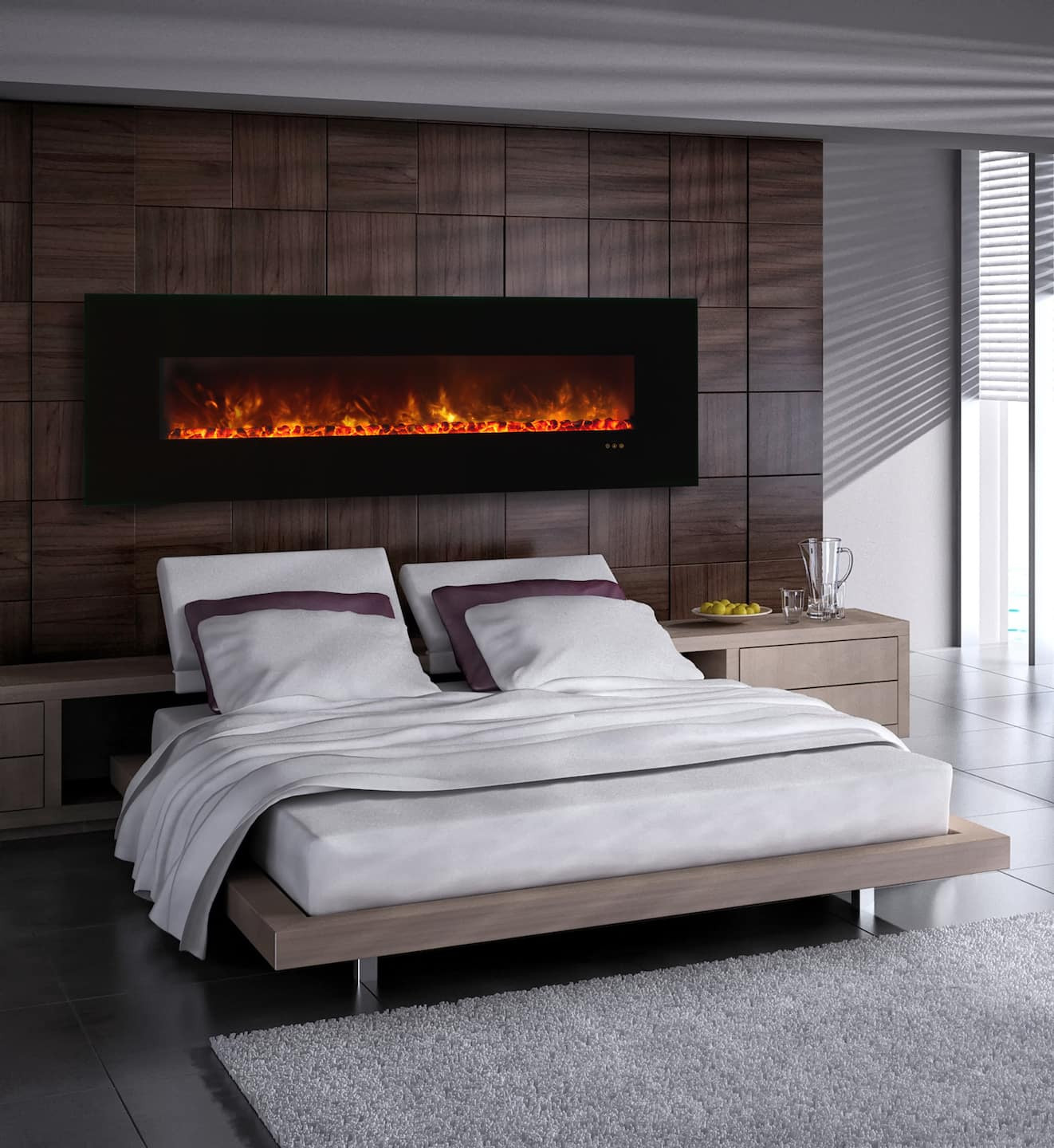 Electric Fireplace Bedroom
 Modern Electric Fireplaces