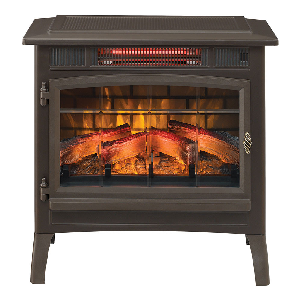 Electric Fireplace Stove
 Duraflame 5010 3D Bronze Infrared Freestanding Stove