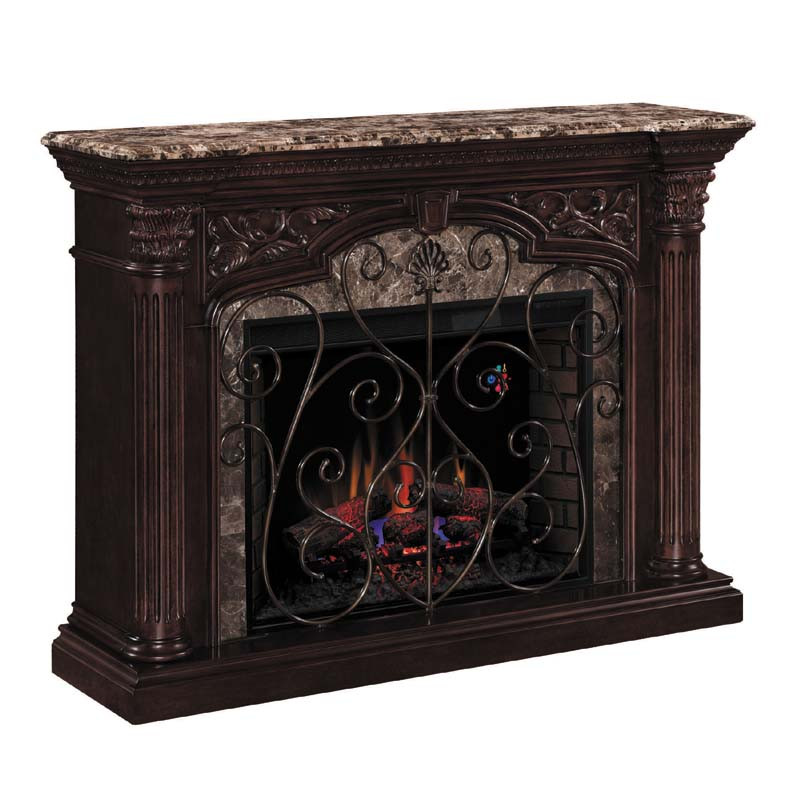 Electric Fireplace With Marble Top
 Classic Flame Astoria Wall Mantel Electric Fireplace with