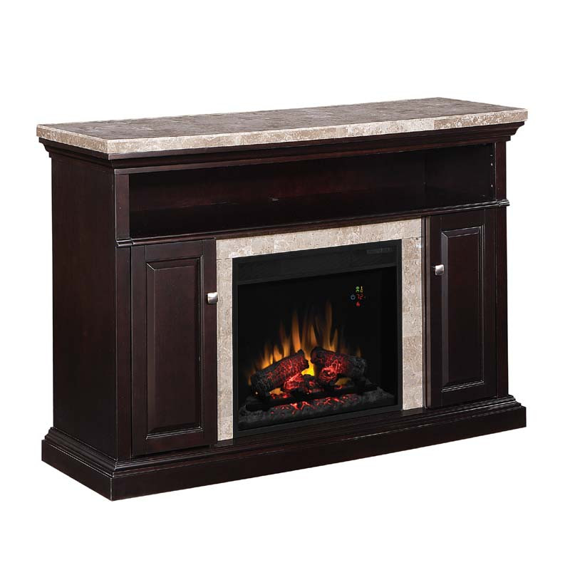 Electric Fireplace With Marble Top
 Classic Flame Brighton Media Mantel with Electric