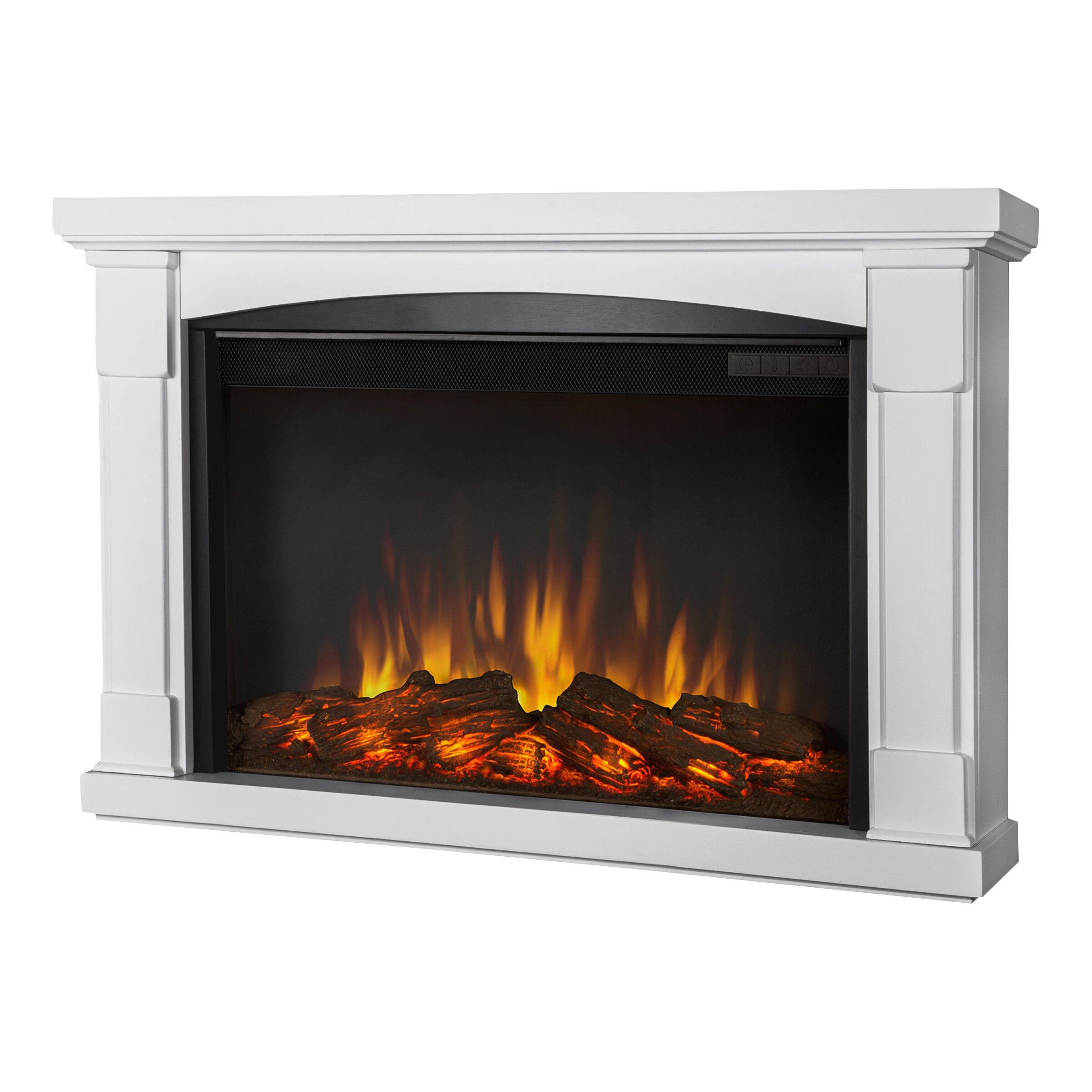 Electric Wall Mounted Fireplace
 Slim Brighton Wall Mounted Electric Fireplace