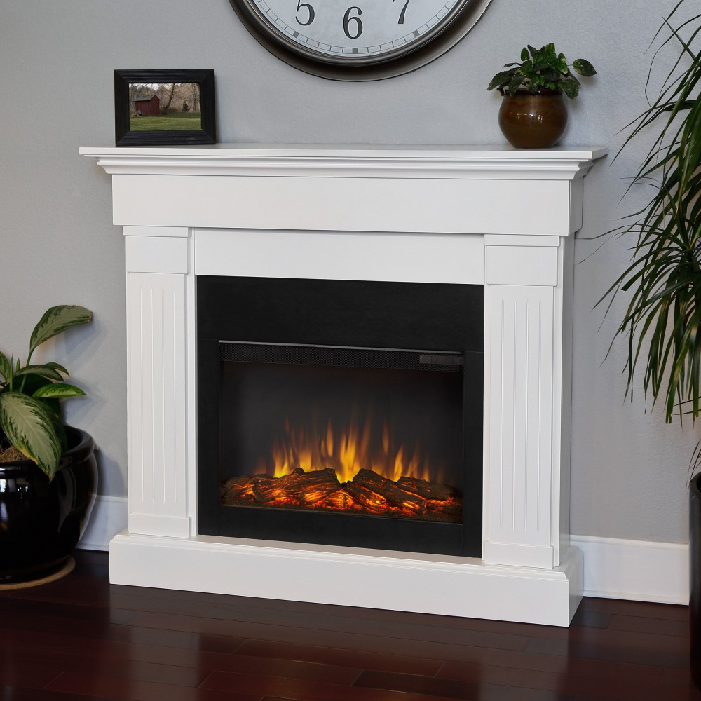 Electric White Fireplace
 New Slimline Indoor Electric Fireplaces by Real Flame