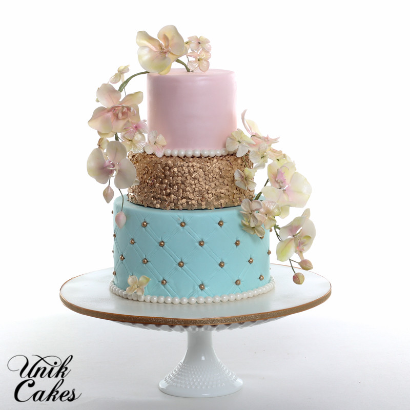 Elegant Birthday Cake
 Unik Cakes Wedding & Speciality Cakes