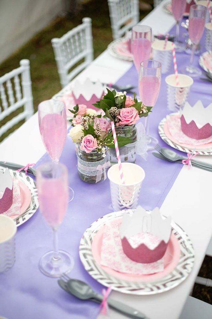 Elegant Birthday Party Ideas
 Kara s Party Ideas Elegant Purple Princess Birthday Party