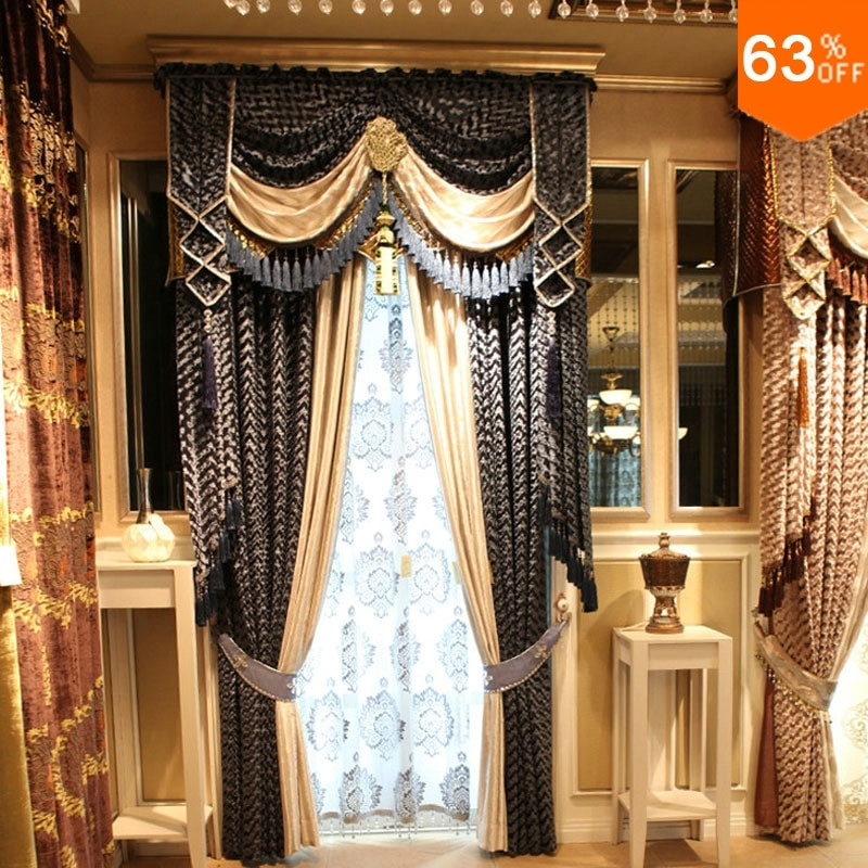 Elegant Curtain For Living Room
 Aliexpress Buy DarkGrey waving Small fur patchwork