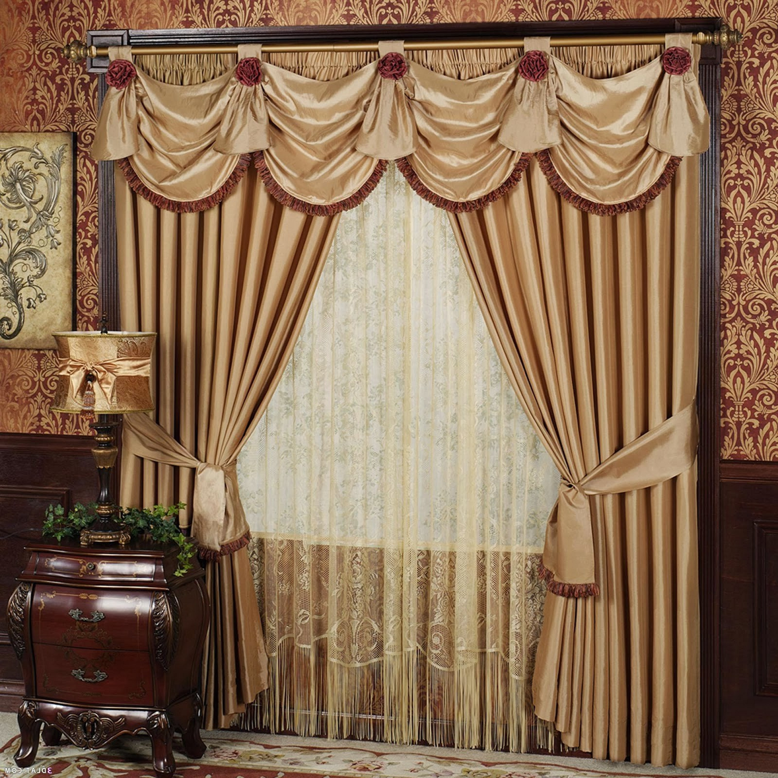 Elegant Curtain For Living Room
 Living Room Curtains Designs Excellent Intended Window