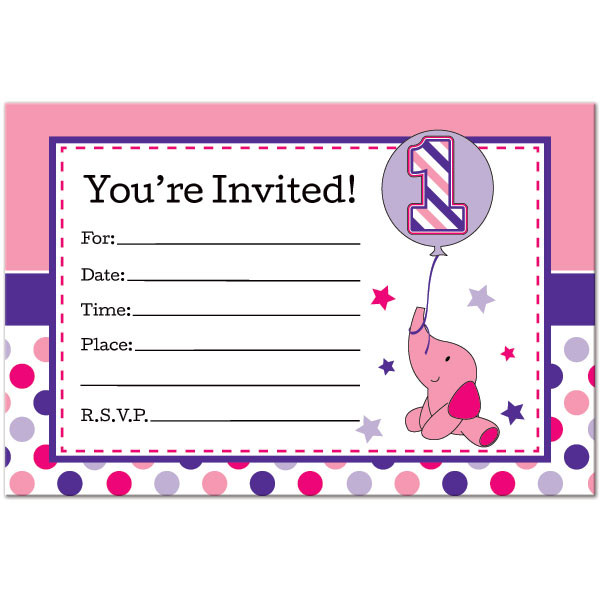 Elephant Birthday Invitations
 Elephant Birthday Invitations Ideas – Bagvania FREE