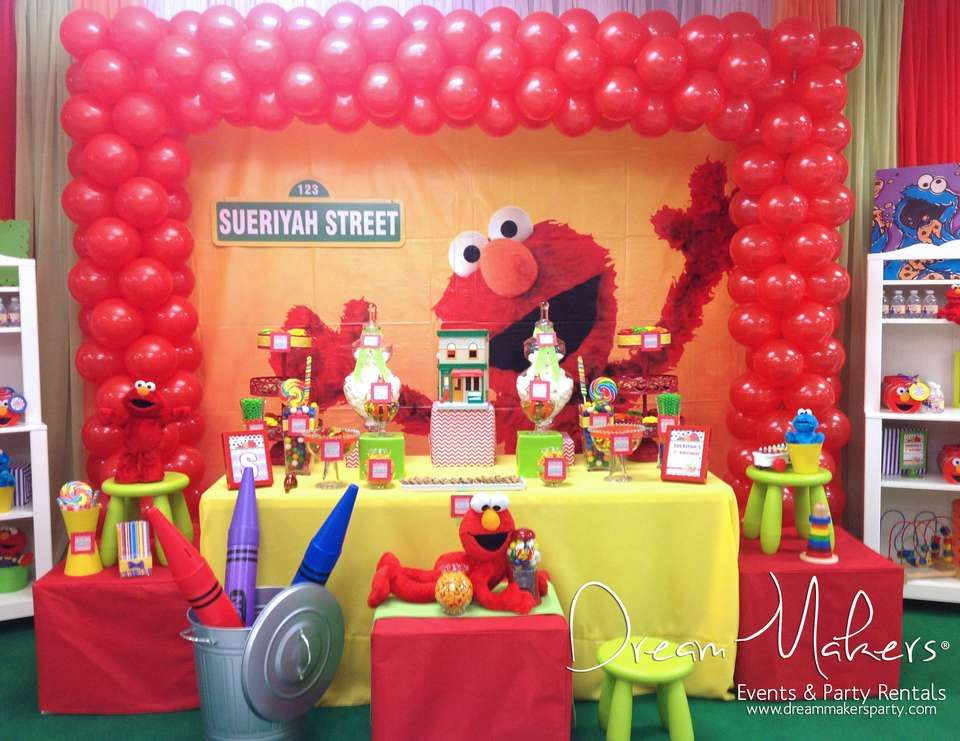 Elmo Birthday Party Ideas For 1St Birthday
 Elmo 1st Birthday Party Im so inspired for my son Destins