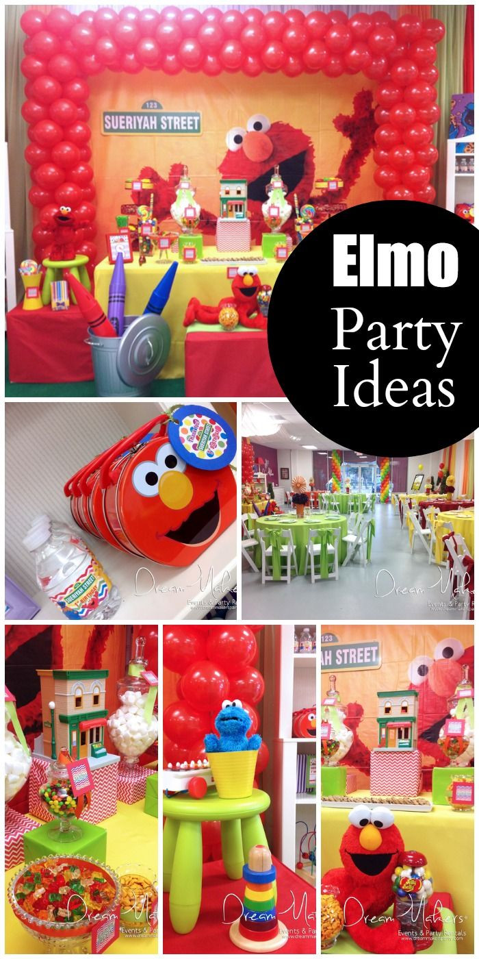Elmo Birthday Party Ideas For 1St Birthday
 So many cute Elmo party ideas at this adorable boy 1st