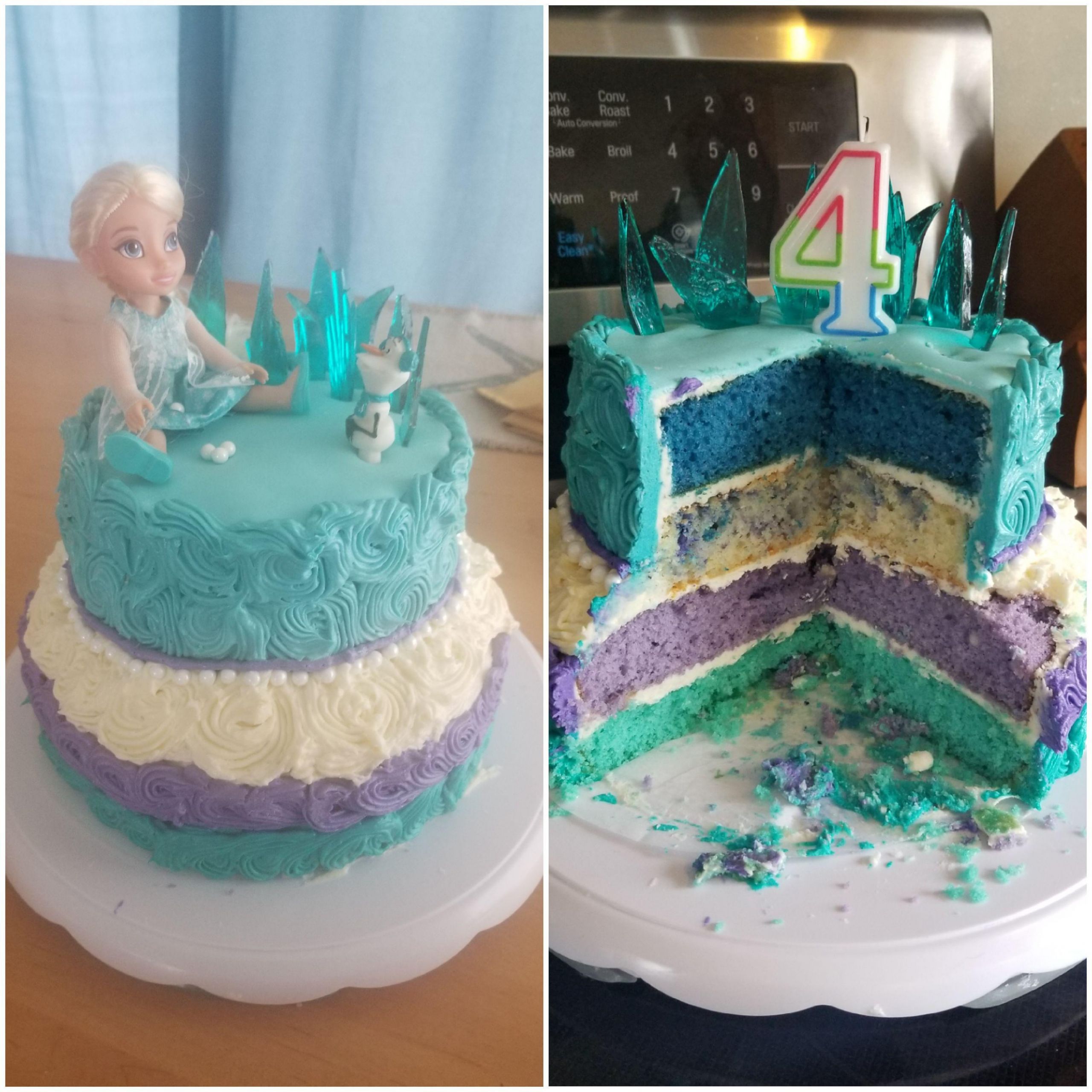 Elsa Birthday Cakes
 [Homemade] Elsa cake for my youngest daughters 4th