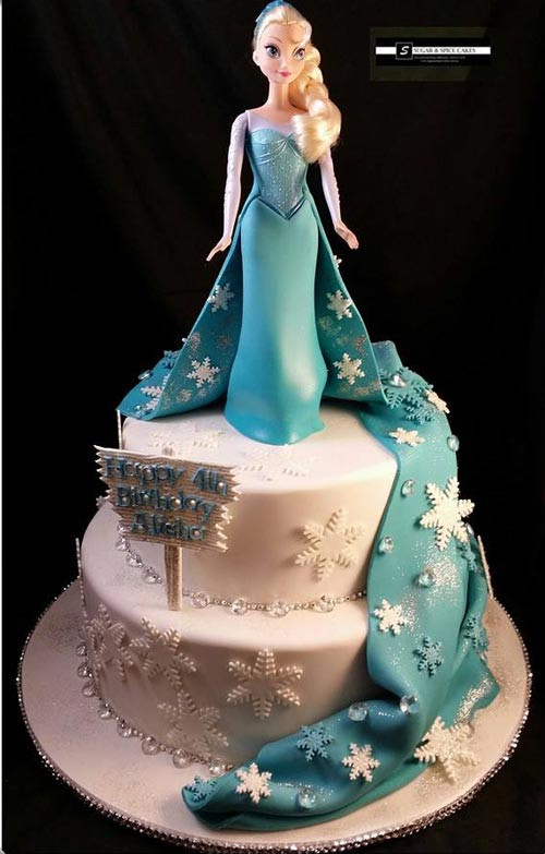 Elsa Birthday Cakes
 Top 10 Frozen Cakes Jellyfish Prints