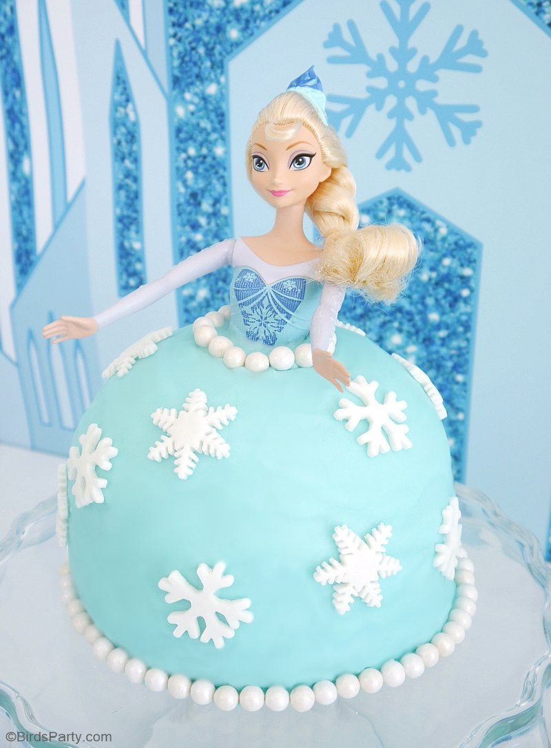 Elsa Birthday Cakes
 How to Make an Elsa Doll Birthday Cake Party Ideas