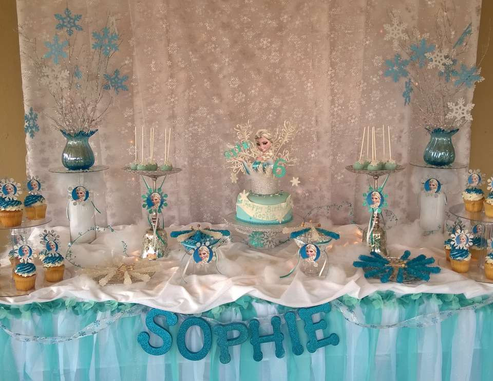 Elsa Birthday Party Supplies
 Frozen Disney Birthday "Sophie s Elsa Frozen Party