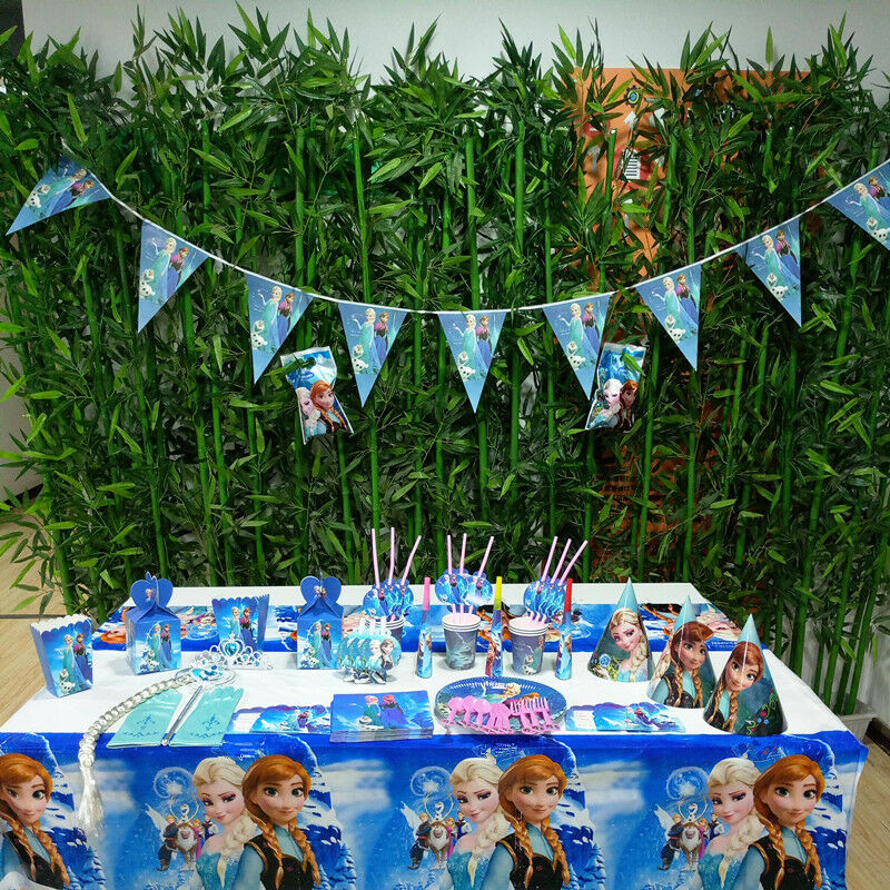 Elsa Birthday Party Supplies
 Frozen Kids Theme Birthday Party Elsa Anna Supplies Favor