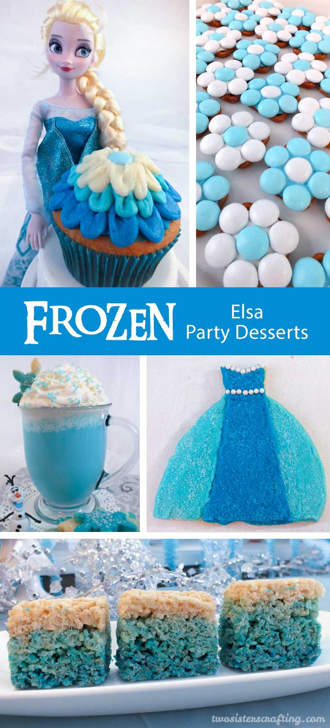 Elsa Birthday Party Supplies
 Frozen Elsa Party Desserts Two Sisters