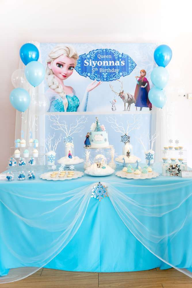Elsa Birthday Party Supplies
 Take a look at this wonderful Frozen birthday party The