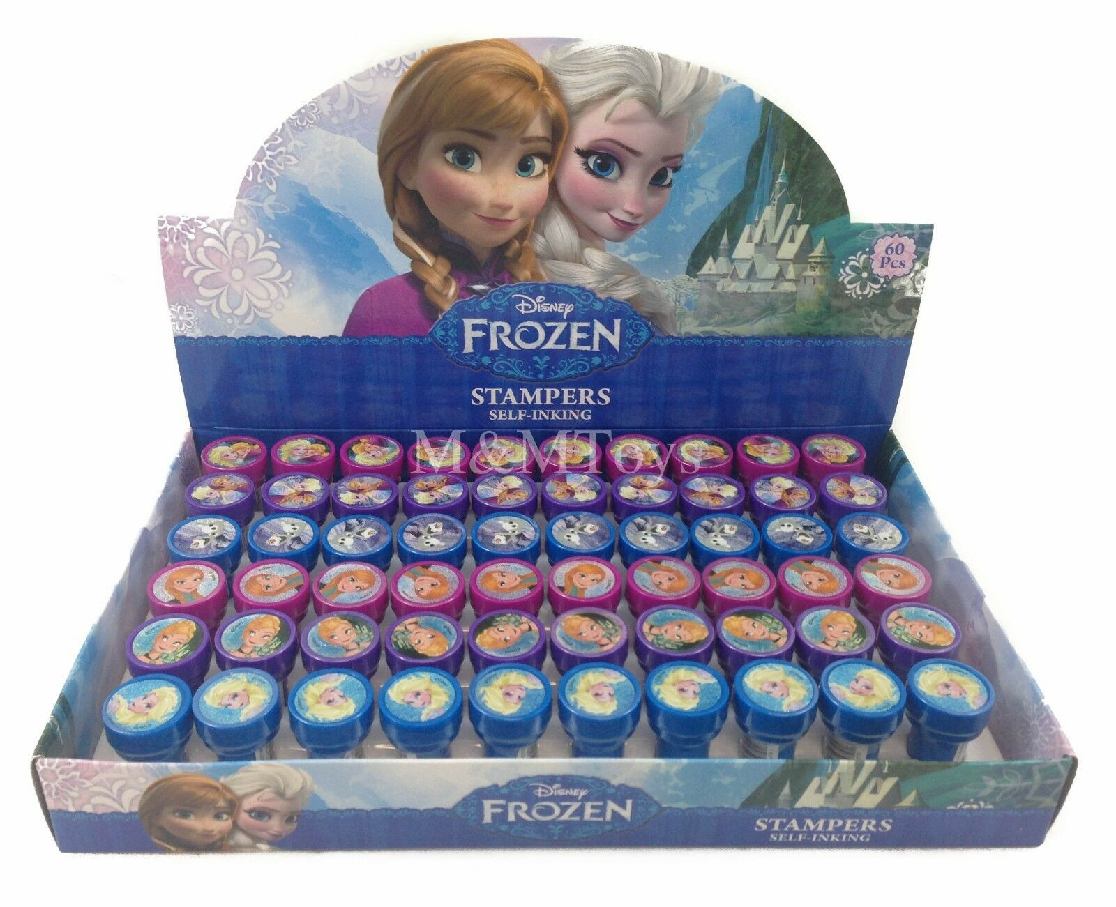 Elsa Birthday Party Supplies
 12PC Disney Frozen Anna Elsa Olaf Stampers Self Inking