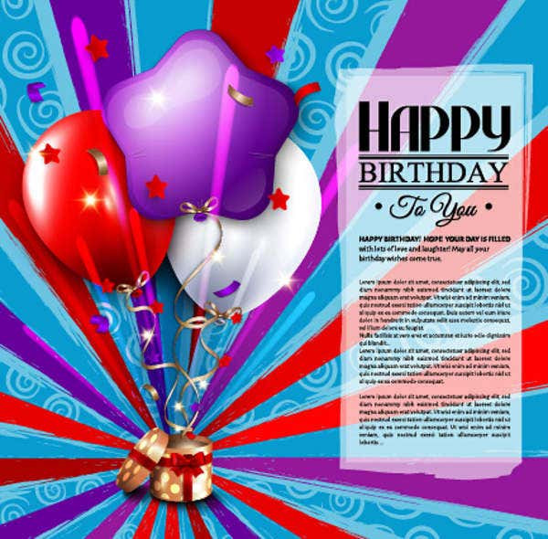 Email Birthday Cards Free
 8 Birthday Greeting Cards PSD AI