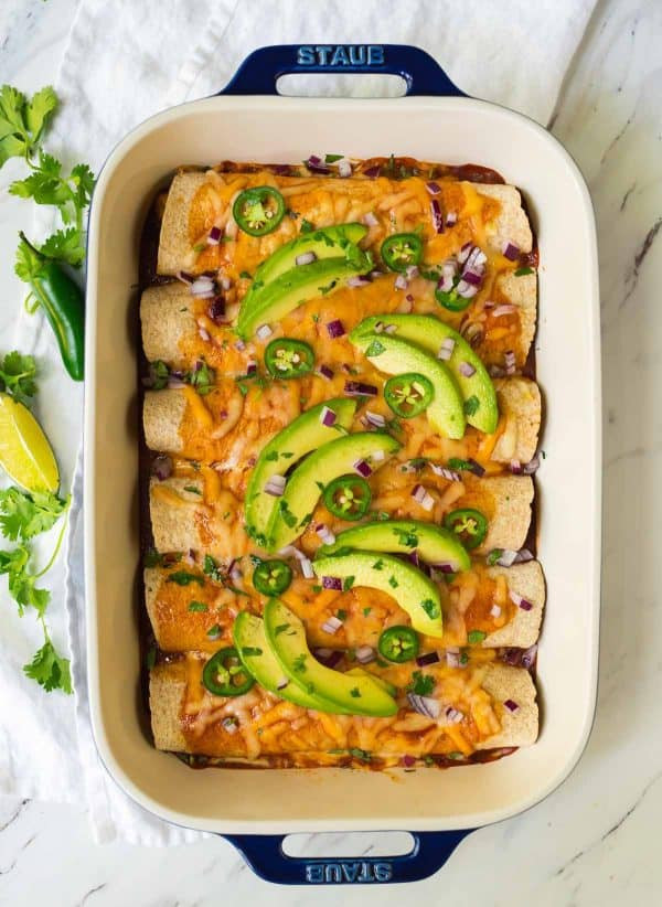 Enchiladas Recipes Vegetarian
 Ve arian Enchiladas Easy to Make Ahead  WellPlated