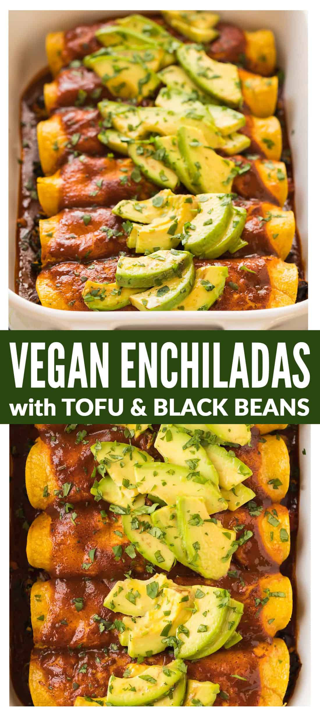Enchiladas Recipes Vegetarian
 Vegan Enchiladas with Tofu and Black Beans