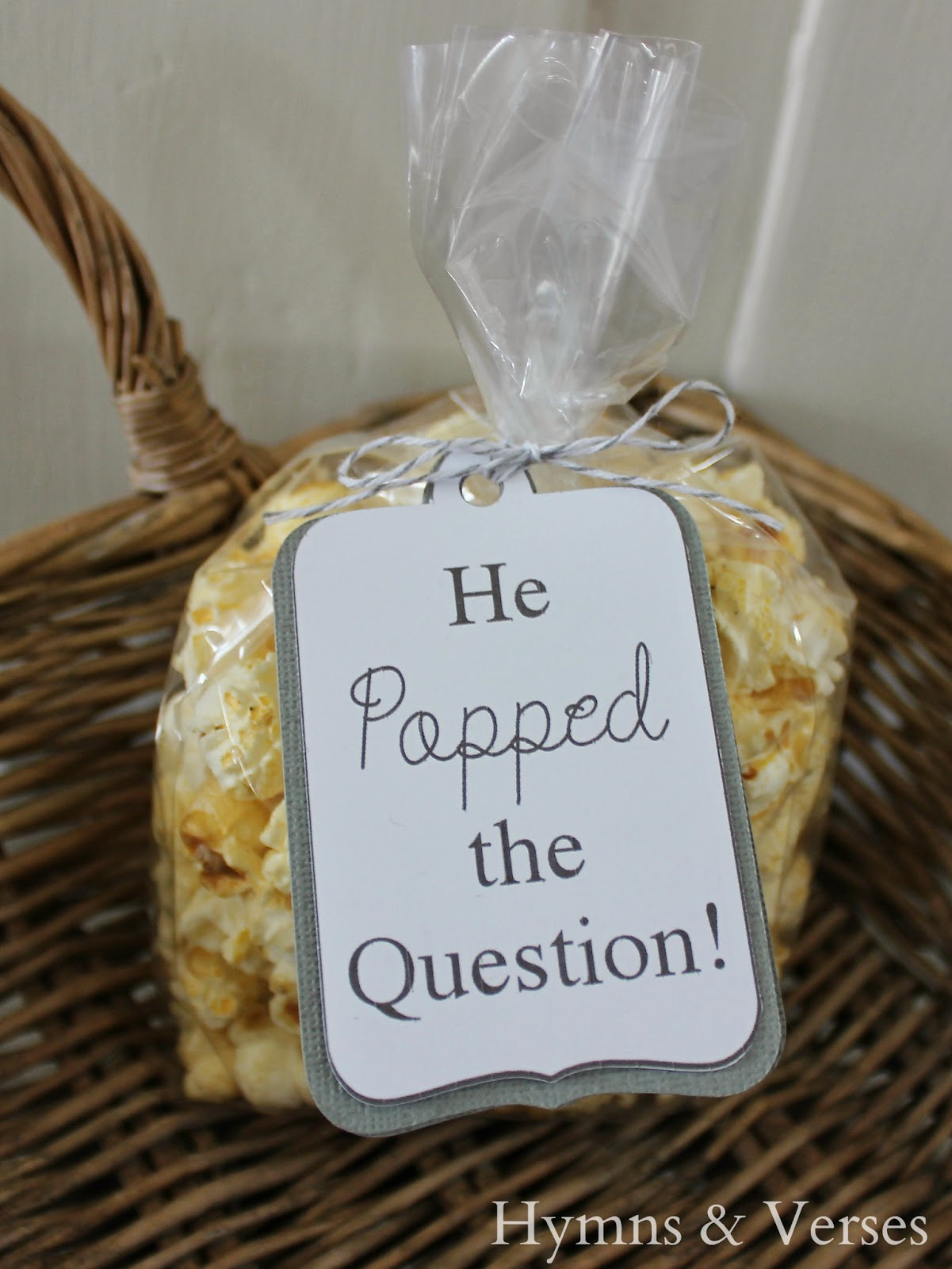 Engagement Party Gift Ideas
 Hymns and Verses Engagement Party and He Popped the