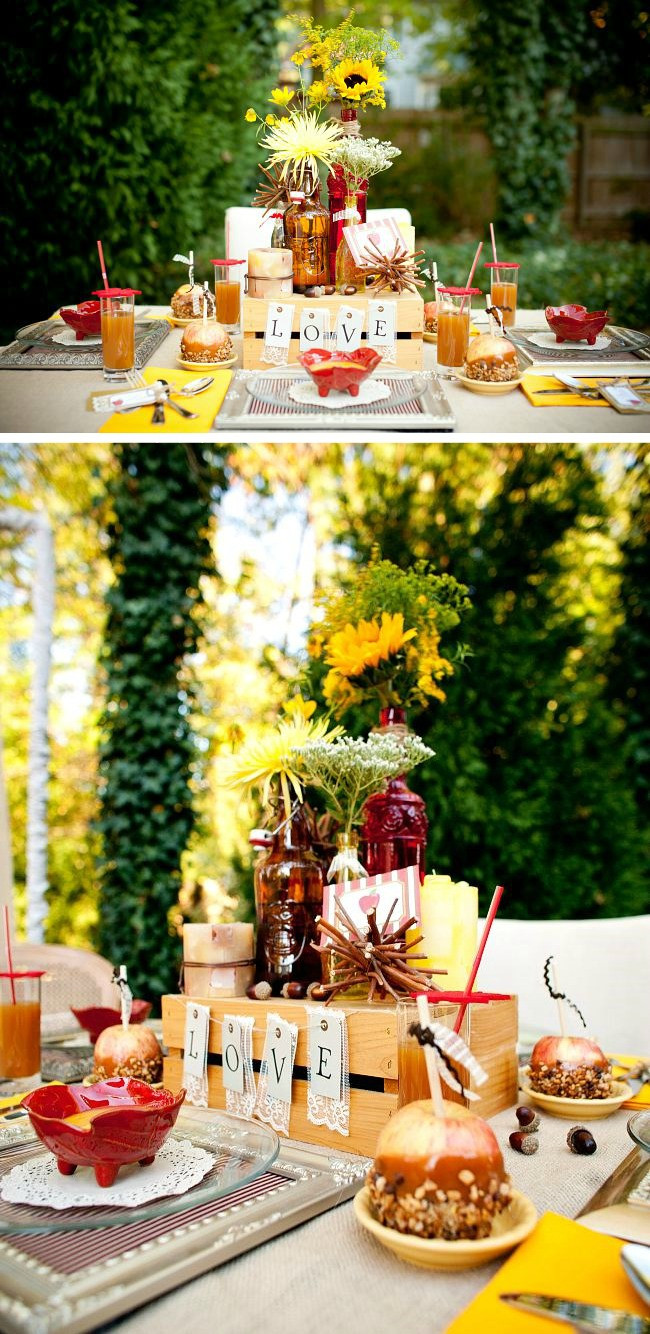 Engagement Party Ideas On Pinterest
 Apple Themed Autumn Engagement Party Celebrations at Home