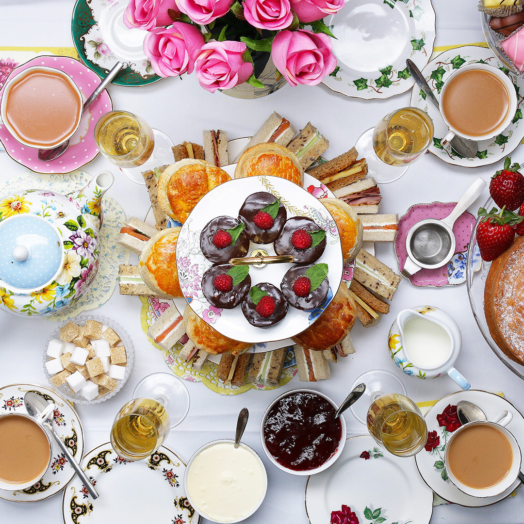 English Tea Party Ideas
 Afternoon Tea Party for 4